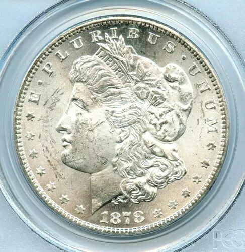 1878-CC モルガン ドル、PCGS MS62 ***