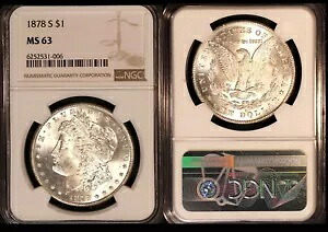 1878-S $1 NGC MS63- ミント ラスター モーガン ドル|WORLD RESOURCE【KING店】