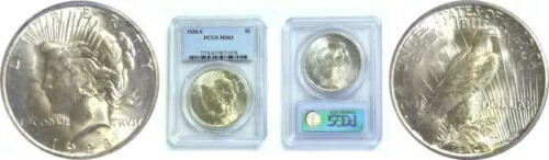 1928-S 1 ドル平和ドル PCGS MS-63|WORLD RESOURCE【KING店】