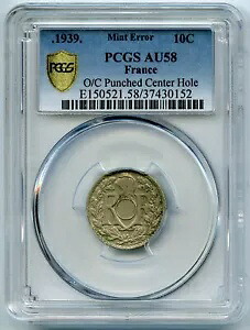 ミント フォーテ 10 セント リンダウアー 非 Ht9 1939 PCGS IN The 58