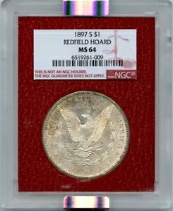 1897-S $1 モルガン ダラー レッドフィールド ホード NGC MS64|WORLD RESOURCE【KING店】