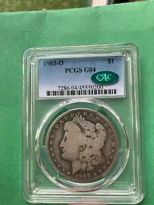 1903年 O モーガン シルバー ドル $1 PCGS 認定 G04 G4 CAC｜WORLD RESOURCE【KING店】