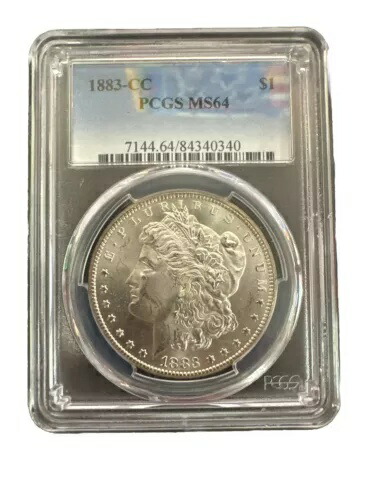 1883-CC $1 MS64 PCGS モルガン ドル - ニース カーソン シティ銀貨｜WORLD RESOURCE【KING店】