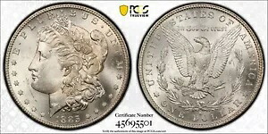 1885 S モーガン シルバー ドル 1 ドル PCGS MS 63｜WORLD RESOURCE【KING店】