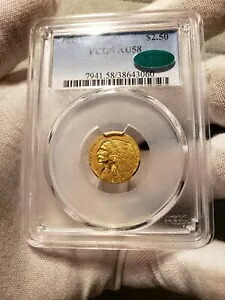 1910年 $2.5 ゴールド クォーター イーグル PCGS AU58 CAC｜WORLD RESOURCE【KING店】
