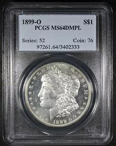 1899-O モルガン ドル グレーディング MS64DMPL (PCGS ディープ ミラー プルーフ ライク PQ+)｜WORLD RESOURCE【KING店】