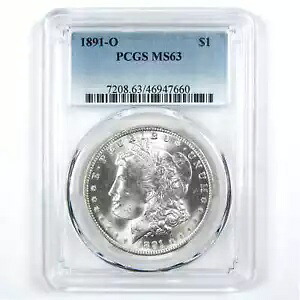 1891 O モルガン ドル MS 63 PCGS シルバー $1 未流通コイン SKU:I14852｜WORLD RESOURCE【KING店】