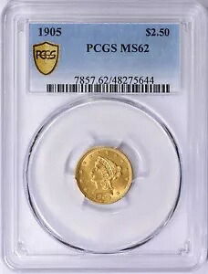1905 リバティ ヘッド クォーター イーグル $2.5 ゴールド PCGS MS62｜WORLD RESOURCE【KING店】