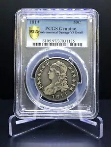 1814 キャップドバスト ハーフダラー 米国 0.50 セント 90% 銀 - PCGS｜WORLD RESOURCE【KING店】