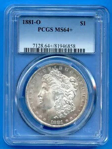 1881 O PCGS MS64+モーガン シルバー ダラー $1 米国造幣局 1881-O MS-64+ プラス スーパー コイン!｜WORLD RESOURCE【KING店】