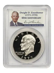 1977-S $1 PCGS プルーフ 70 DCAM (クラッド)｜WORLD RESOURCE【KING店】