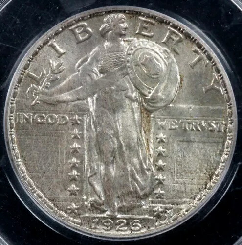 1926 25c フルヘッド スタンディング リバティ クォーター PCGS MS 63 FH｜WORLD RESOURCE【KING店】 552,200円