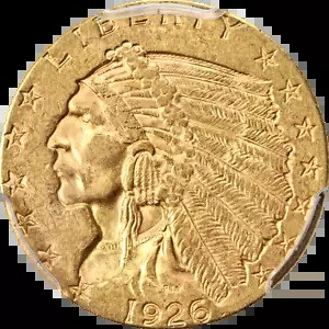 1926 インディアン ゴールド $2.50 PCGS MS63 素晴らしいアイアピール 素晴らしいストライク 素晴らしい光沢|WORLD RESOURCE【KING店】