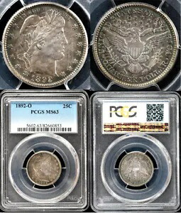 1892-O 25c 理髪店 PCGS MS 63｜WORLD RESOURCE【KING店】