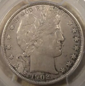 1902 バーバー ハーフダラー 50c PCGS 認定 AU58｜WORLD RESOURCE【KING店】