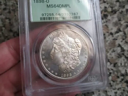 1898 O モーガン シルバー ダラー PCGS MS64DMPL **美しいコイン!**｜WORLD RESOURCE【KING店】