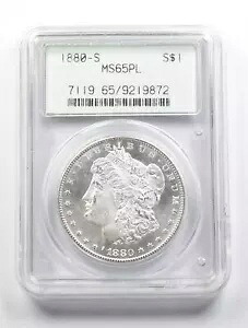 MS65 PL 1880-S モルガン シルバー ダラー OGH PCGS PQ *3484｜WORLD RESOURCE【KING店】