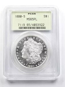 MS65 PL 1880-S モルガン シルバー ダラー OGH PCGS PQ *3485｜WORLD RESOURCE【KING店】