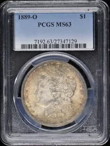 1889-O $1 モルガン ドル PCGS MS63