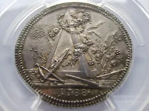 ドイツ州レーゲンスブルク 1/4 ターラー シルバー シューティング メダル 1788 PCGS SP65 P-1615｜WORLD RESOURCE【KING店】