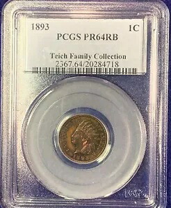 1893 PCGS PR 64 RB インディアン セント レア!たった 2,195 件の証拠がヒットしました!｜WORLD RESOURCE【KING店】