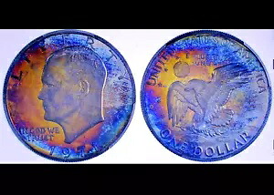 1971 S アイゼンハワー ドル PR66CAM クロマティック ディープ ゴールド デュアル トーン ジェム PCGS PQ+｜WORLD RESOURCE【KING店】