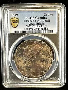 1819 PCGS UNC 詳細 - イギリス S-3787 LIX エッジ クラウン - コイン｜WORLD RESOURCE【KING店】