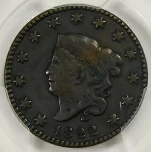 PCGS XF 詳細 N8 R4 1822 ラージセント｜WORLD RESOURCE【KING店】