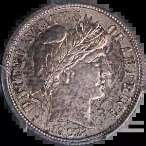 1903 バーバー ダイム プルーフ PCGS PR64 グレート アイ アピール ストロング ストライク｜WORLD RESOURCE【KING店】