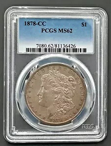 1878 CC モーガン シルバー ダラー PCGS MS 62、素敵なセミキー デイト コイン｜WORLD RESOURCE【KING店】