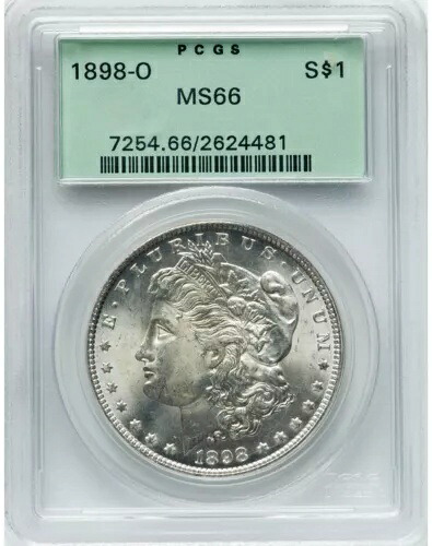 1898-O $1 モルガン ドル PCGS MS66 (OGH)｜WORLD RESOURCE【KING店】