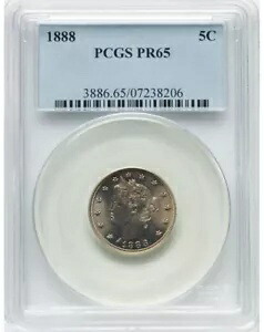 1888 5C リバティ ニッケル PCGS PR65 グレートトーン｜WORLD RESOURCE【KING店】