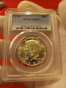 アメリカ 50 セント 1964 PCGS MS64 、アメリカコイン、シルバーコイン｜WORLD RESOURCE【KING店】