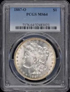 1887-O $1 モルガン ドル PCGS MS64｜WORLD RESOURCE【KING店】 558,800円