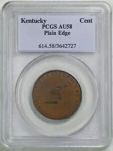 ケンタッキー州 1792-1794 セント プレーン エッジ AU58 PCGS 3642727｜WORLD RESOURCE【KING店】