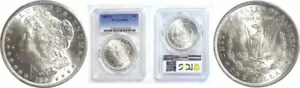 1891-S $1 モルガン ドル PCGS MS-64