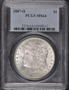 1887-O $1 モルガン ドル PCGS MS64｜WORLD RESOURCE【KING店】