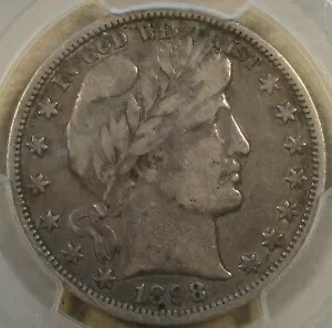 1898-O 理髪店 ハーフダラー 50c PCGS 認定 VF25｜WORLD RESOURCE【KING店】