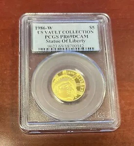 GC050 1986-W 自由の女神 $5 PCGS PR69 (慈善活動)｜WORLD RESOURCE【KING店】