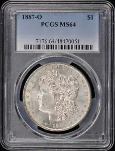 1887-O $1 モルガン ドル PCGS MS64｜WORLD RESOURCE【KING店】 558,800円