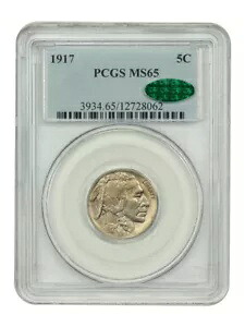 1917 5C PCGS/CAC MS65 - バッファロー ニッケル｜WORLD RESOURCE【KING店】