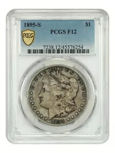 1895-S $1 PCGS Fine 12 - モルガン ドル - キー S-ミント｜WORLD RESOURCE【KING店】