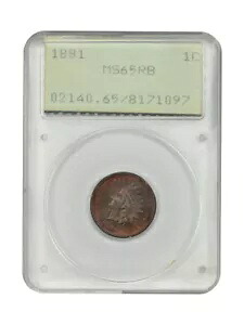1881 1C PCGS MS65RB (OGH ラトラー) - インディアン セント｜WORLD RESOURCE【KING店】