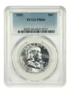1951 50C PCGS PR66 - フランクリン ハーフダラー｜WORLD RESOURCE【KING店】