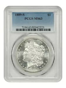 1889-S $1 PCGS MS63 - モルガン ドル｜WORLD RESOURCE【KING店】