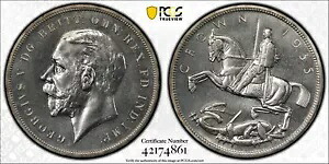 これより高いのはほんのわずかです！ 1935年 イギリス クラウン エッジ レターズ PCGS SP 65 KM-842 S-4049｜WORLD RESOURCE【KING店】