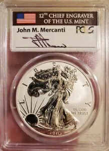2011-P メルカンティ F.S. 25周年記念セット リバースプルーフ シルバーイーグル PCGS PR70｜WORLD RESOURCE【KING店】