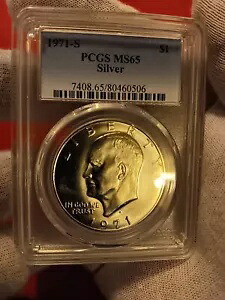 1971 S シルバー $1 ドル - シルバー - PCGS MS65｜WORLD RESOURCE【KING店】