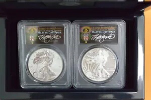 2013-W シルバー イーグル 2 コイン セット PCGS PR70/SP70 リバース/エンハンスド トーマス クリーブランド｜WORLD RESOURCE【KING店】