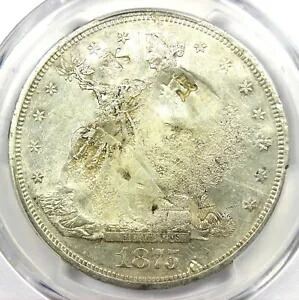 1875-CC 貿易銀ドル T$1 - PCGS AU 詳細 - 希少なカーソンシティコイン!｜WORLD RESOURCE【KING店】
